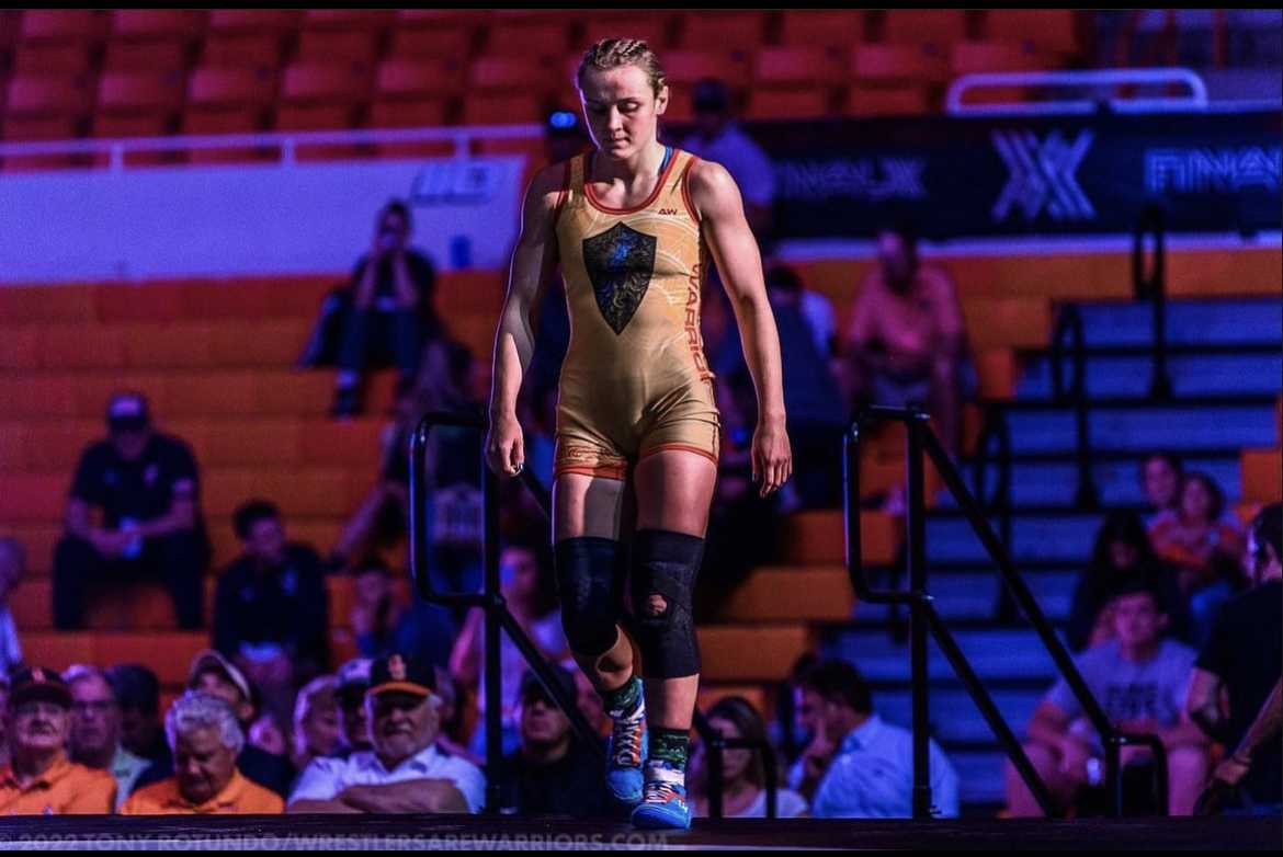 Lexie Basham as she’s wrestles at Final X