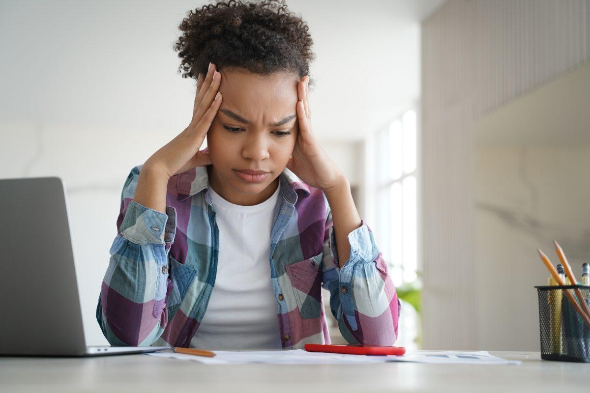 Stress of homework can lead to heightened anxiety in teens.  
