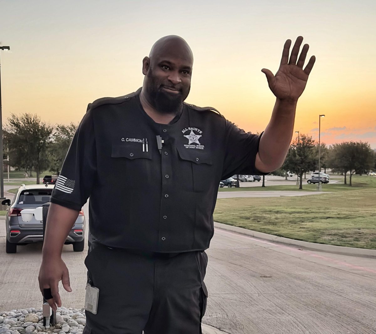 All Saints Beloved Life Safety Officer Brings Smiles and Safety to Campus